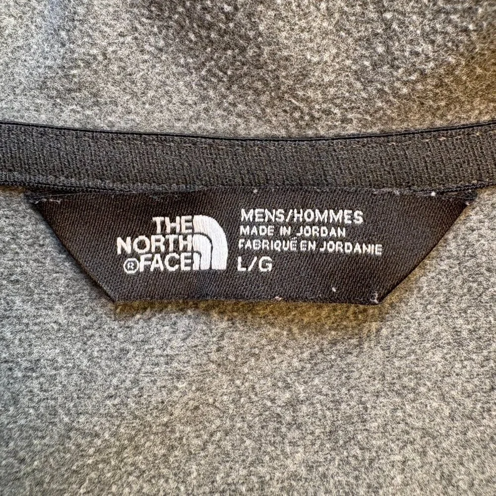 The North Face Quarter-Zip Pullover Christensen Logo Gray Large